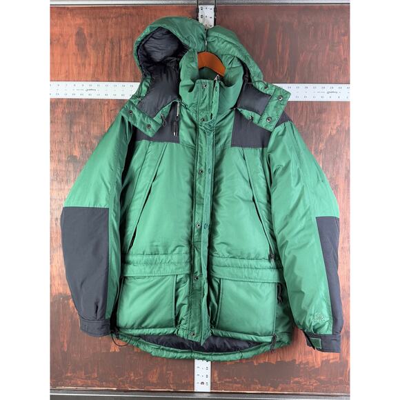Eastern Mountain Sports Goose Down Snow Jacket Coat Heavyweight Green Men Medium - Picture 2 of 9